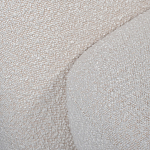 Кресло без подлокотников с обивкой из белой ткани букле Pacification варинант исполнения - 5 | Loft Concept в Рязани