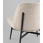 Кресло лаунж Tail молочный варинант исполнения - 3 | Loft Concept в Рязани