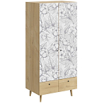 Шкаф с принтом Cotton варинант исполнения - 1 | Loft Concept в Рязани