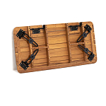 Двухместный диван из акации без подлоконтиков Amra варинант исполнения - 4 | Loft Concept в Рязани