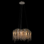 Люстра подвесная круглая с изогнутыми металлическими дугами и ниспадающими цепочками 65 см Atlantis Chain варинант исполнения - 11 | Loft Concept в Рязани