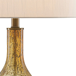 Настольная лампа с тканевым абажуром в форме цилиндра Thin Neck варинант исполнения - 1 | Loft Concept в Рязани