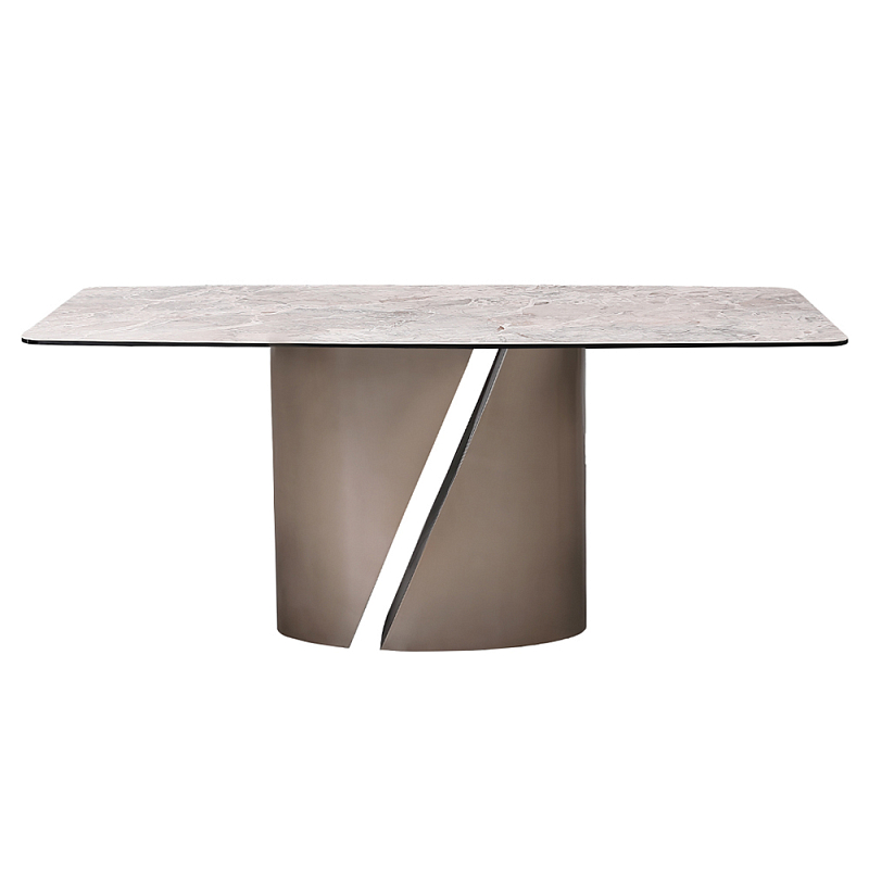 Стол обеденный керамический серый Servorios  в Рязани | Loft Concept 