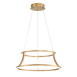 Люстра золотого цвета с 2-мя светодиодными кольцами Eurofase варинант исполнения - 2 | Loft Concept в Рязани