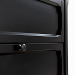 Комод с 3-мя ящиками черный Silva Black Chest of Drawers варинант исполнения - 6 | Loft Concept в Рязани