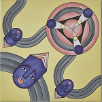 Плитка дизайнерская с узором Дива варинант исполнения - 4 | Loft Concept в Рязани