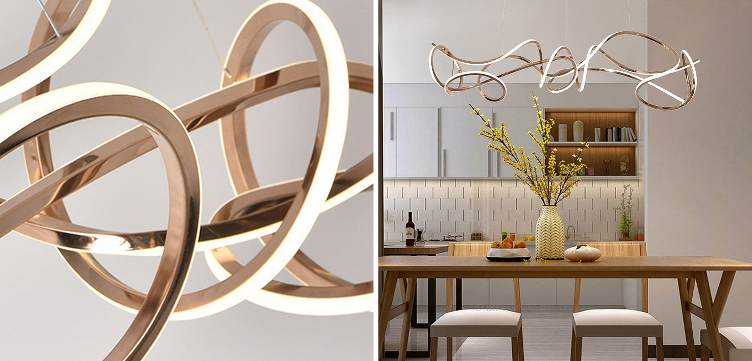 Светодиодная люстра Curly Ribbon Light Светодиодная люстра Curly Ribbon Light - Loft-Concept в Рязани