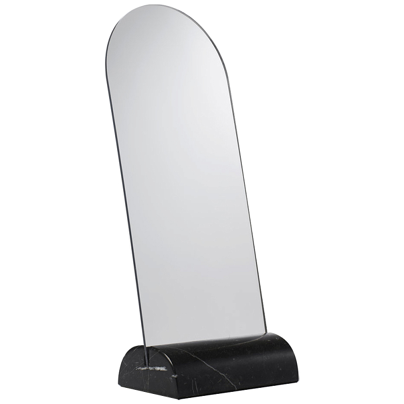 Настольное дизайнерское зеркало Poltronova Spera Mirror Photo Holder Оранжевый Зеркало Черный Мрамор Nero Настольное дизайнерское зеркало Poltronova Spera Mirror Photo Holder Оранжевый Зеркало Черный Мрамор Nero в Рязани | Loft Concept