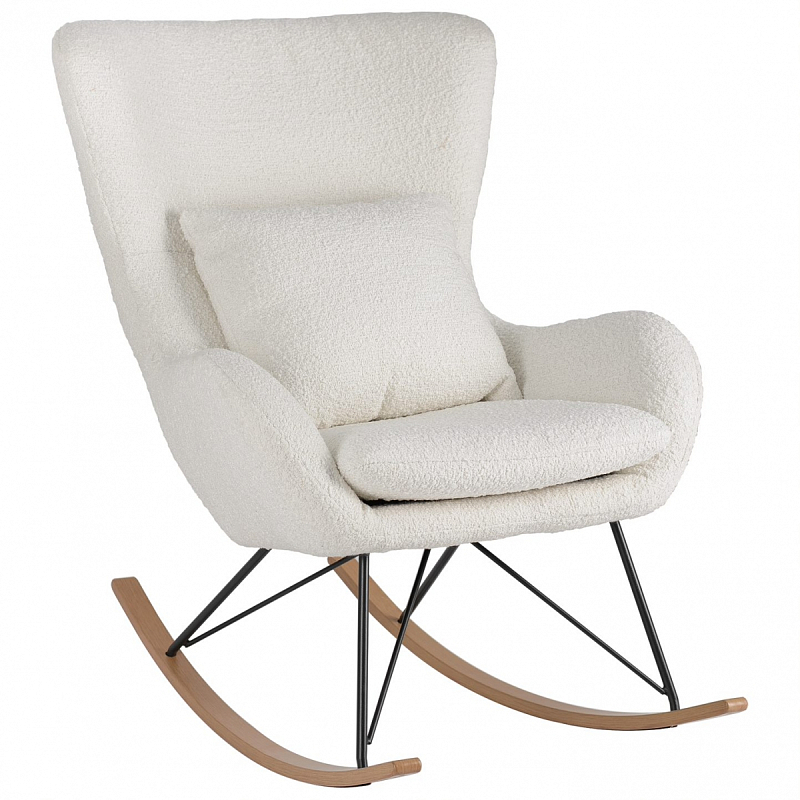 Rocking chair DORIA Кресло-Качалка Молочный Rocking chair DORIA Кресло-Качалка Молочный в Рязани | Loft Concept