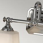 Бра для ванных комнат с квадратными матовыми плафонами на основании цвета хром Feiss варинант исполнения - 3 | Loft Concept в Рязани