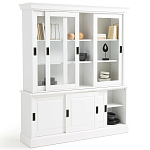 Витрина из массива сосны Cobbett White Wood Showcase варинант исполнения - 4 | Loft Concept в Рязани