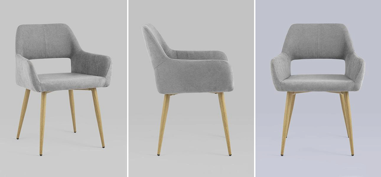 Стул NEASAN Chair Серый Цвет Стул NEASAN Chair Серый Цвет - Loft-Concept в Рязани
