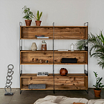 Стеллаж Coste Industrial Oak Rack варинант исполнения - 2 | Loft Concept в Рязани