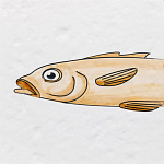 Плитка с узором Рыба Русалка варинант исполнения - 5 | Loft Concept в Рязани