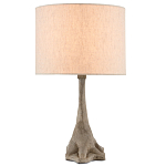 Настольная лампа с корпусом в виде дерева Gray Concrete Trunk варинант исполнения - 3 | Loft Concept в Рязани