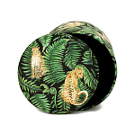 Пуф Leopards in the ferns варинант исполнения - 3 | Loft Concept в Рязани