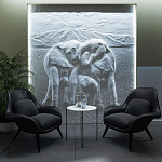 Барельеф ELEPHANTS варинант исполнения - 3 | Loft Concept в Рязани