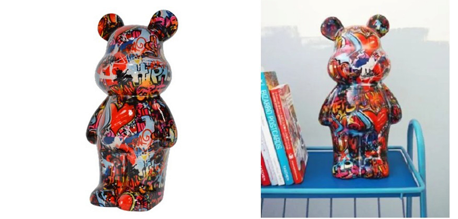 Статуэтка Graffiti Bear red Статуэтка Graffiti Bear red - Loft-Concept в Рязани