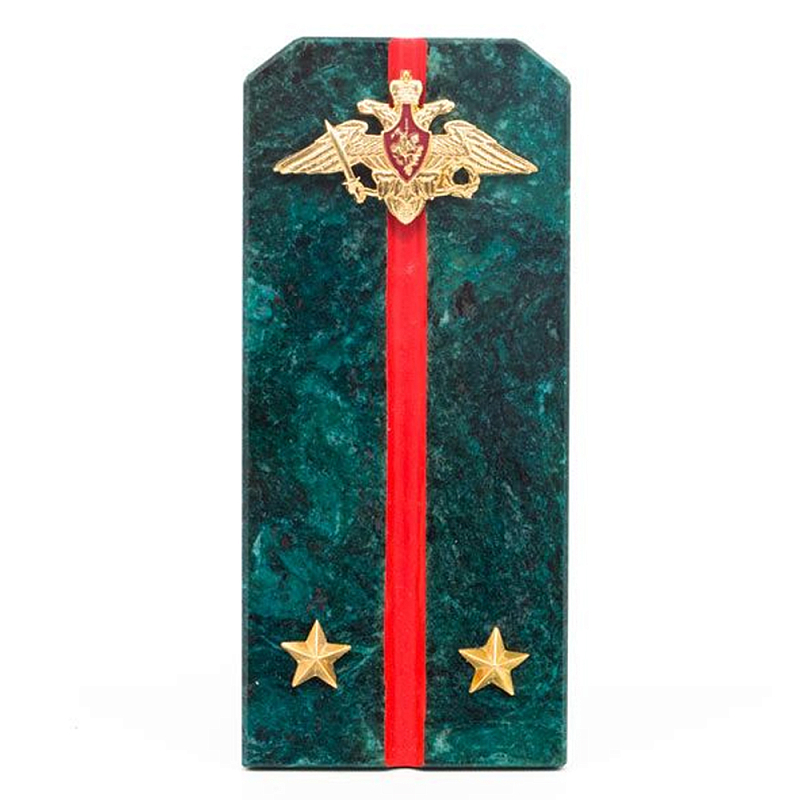 Сувенир Погон ВС из натурального камня змеевик Souvenir Epaulets Змеевик Красный Золотой Сувенир Погон ВС из натурального камня змеевик Souvenir Epaulets Змеевик Красный Золотой в Рязани | Loft Concept