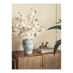 Ваза с зелеными цветочными и птичьими мотивами Vase Inspired by Nature варинант исполнения - 4 | Loft Concept в Рязани