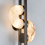 Бра  с фигурным мраморным рассеивателем Spiral of Warm Light варинант исполнения - 3 | Loft Concept в Рязани