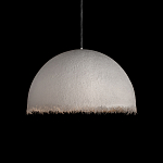 Подвесной светильник в форме купола белого цвета с ажурной бахромой Tactile Line варинант исполнения - 11 | Loft Concept в Рязани