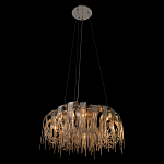 Люстра круглая подвесная с металлическими дугами и длинными цепочками 80 см Atlantis Chain варинант исполнения - 5 | Loft Concept в Рязани