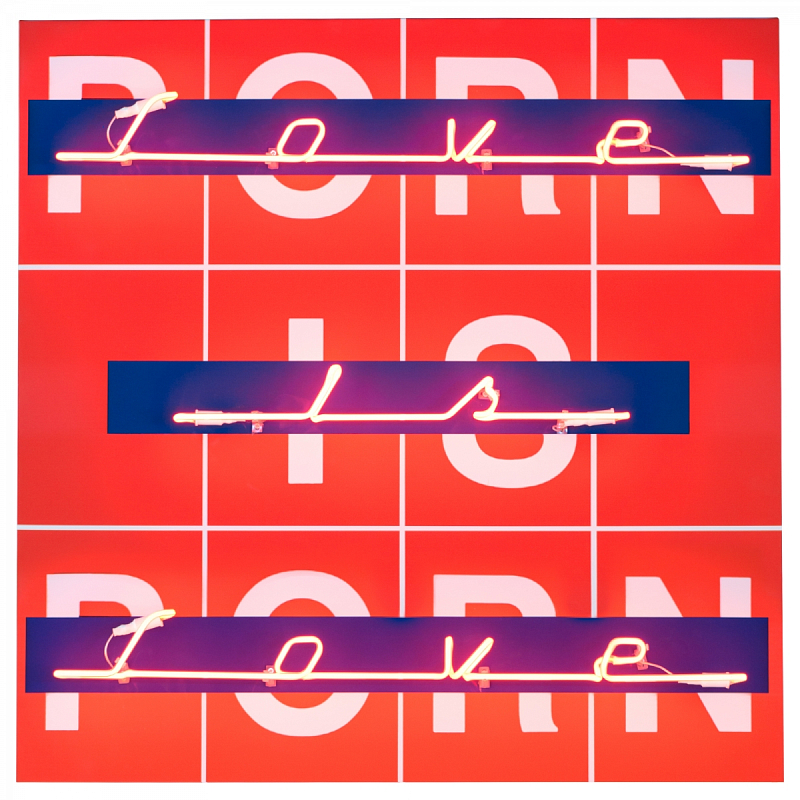 Постер Love is love Красный Постер Love is love Красный в Рязани | Loft Concept