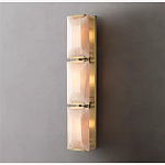 Бра из 3-х прямоугольных мраморных панелей Calling to Shine варинант исполнения - 4 | Loft Concept в Рязани