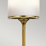 Бра вертикальное с белым полукруглым плафоном и длинным стержнем S Kichler варинант исполнения - 4 | Loft Concept в Рязани