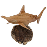 Статуэтка из дерева рыба-молот Animals of the World варинант исполнения - 3 | Loft Concept в Рязани