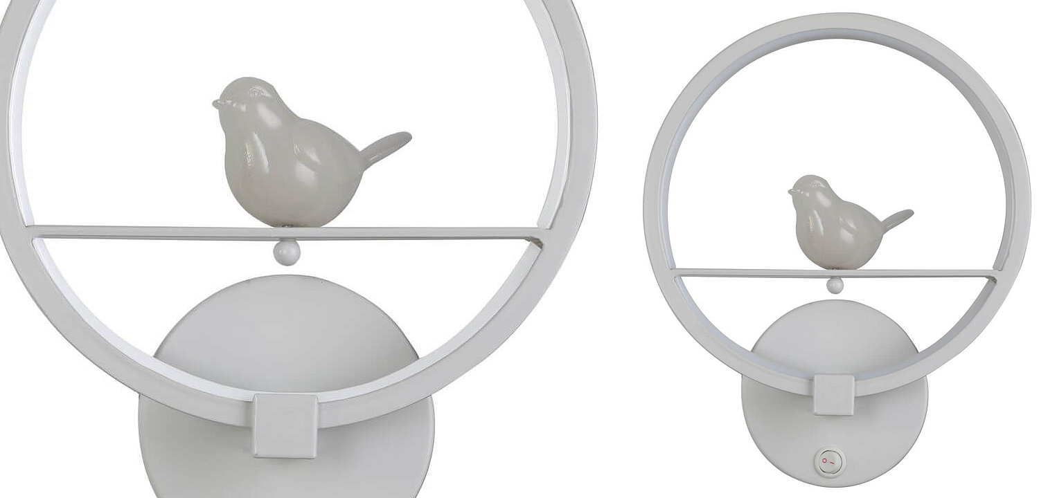 Бра Bird Ring Sconce white Бра Bird Ring Sconce white - Loft-Concept в Рязани