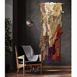 Тканый вручную абстрактный гобелен Коралловый риф Coral reef варинант исполнения - 3 | Loft Concept в Рязани