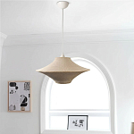 Подвесной вязаный бежевый светильник «Звезда Востока 01» варинант исполнения - 4 | Loft Concept в Рязани