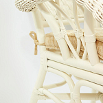 Комплект обеденный из ротанга Eloise grand white варинант исполнения - 9 | Loft Concept в Рязани