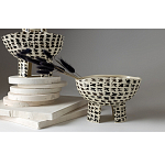 Чаша на ножках для фруктов или сухофруктов "Лонерно" варинант исполнения - 3 | Loft Concept в Рязани