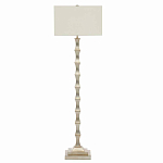 Торшер с фактурным каркасом и прямоугольным тканевым абажуром Shiye and Simplicity варинант исполнения - 1 | Loft Concept в Рязани