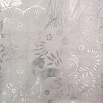 Обои ручная роспись в стиле Арт-деко Rateau Bas Relief on Tarnished Silver gilded paper варинант исполнения - 2 | Loft Concept в Рязани