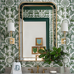 Зеркало в золотой раме Arched Mirror варинант исполнения - 3 | Loft Concept в Рязани