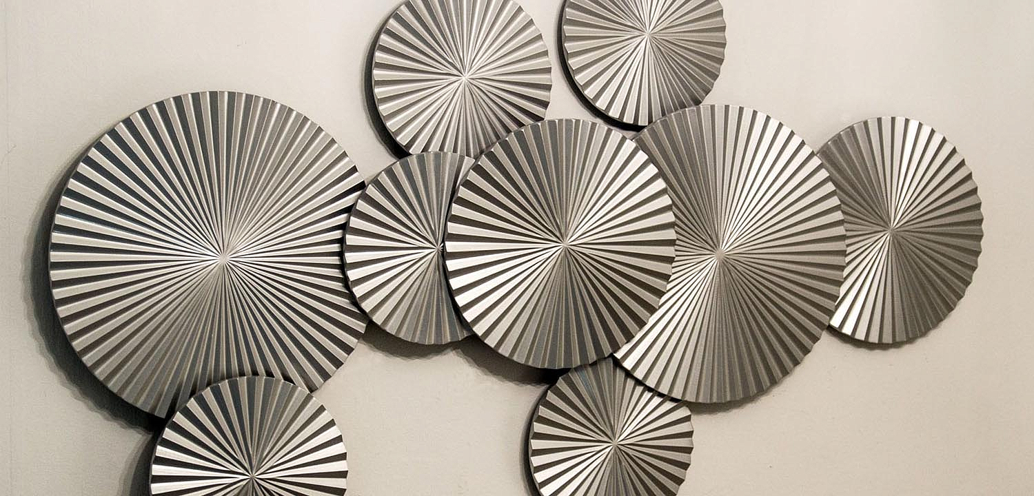 Арт-объект Apollo Silver Wall Plaque Disc 9 Арт-объект Apollo Silver Wall Plaque Disc 9 - Loft-Concept в Рязани