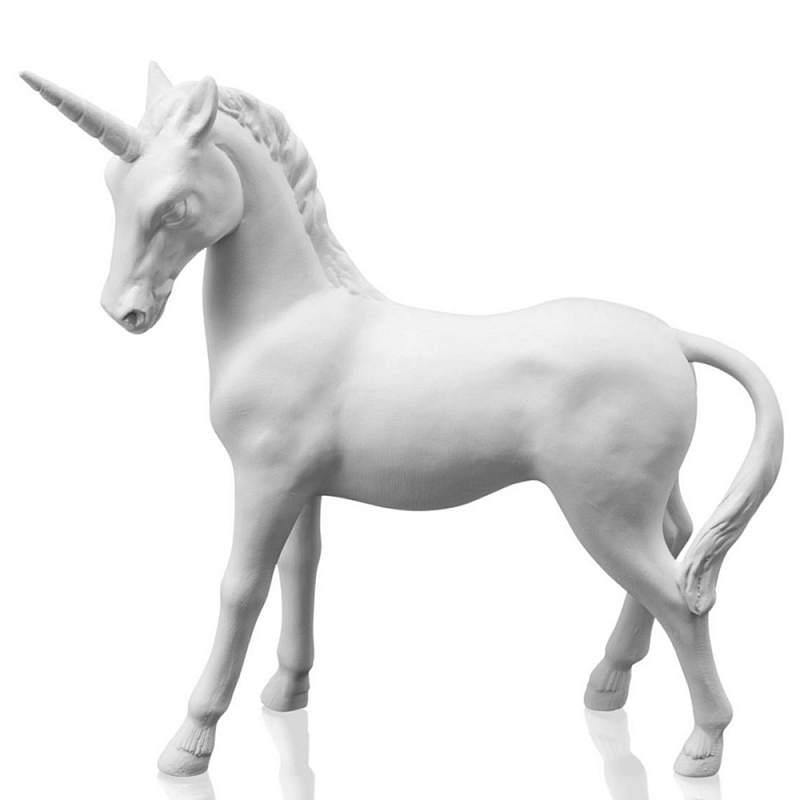 Статуэтка Unicorn Bisc. Белый Статуэтка Unicorn Bisc. Белый в Рязани | Loft Concept