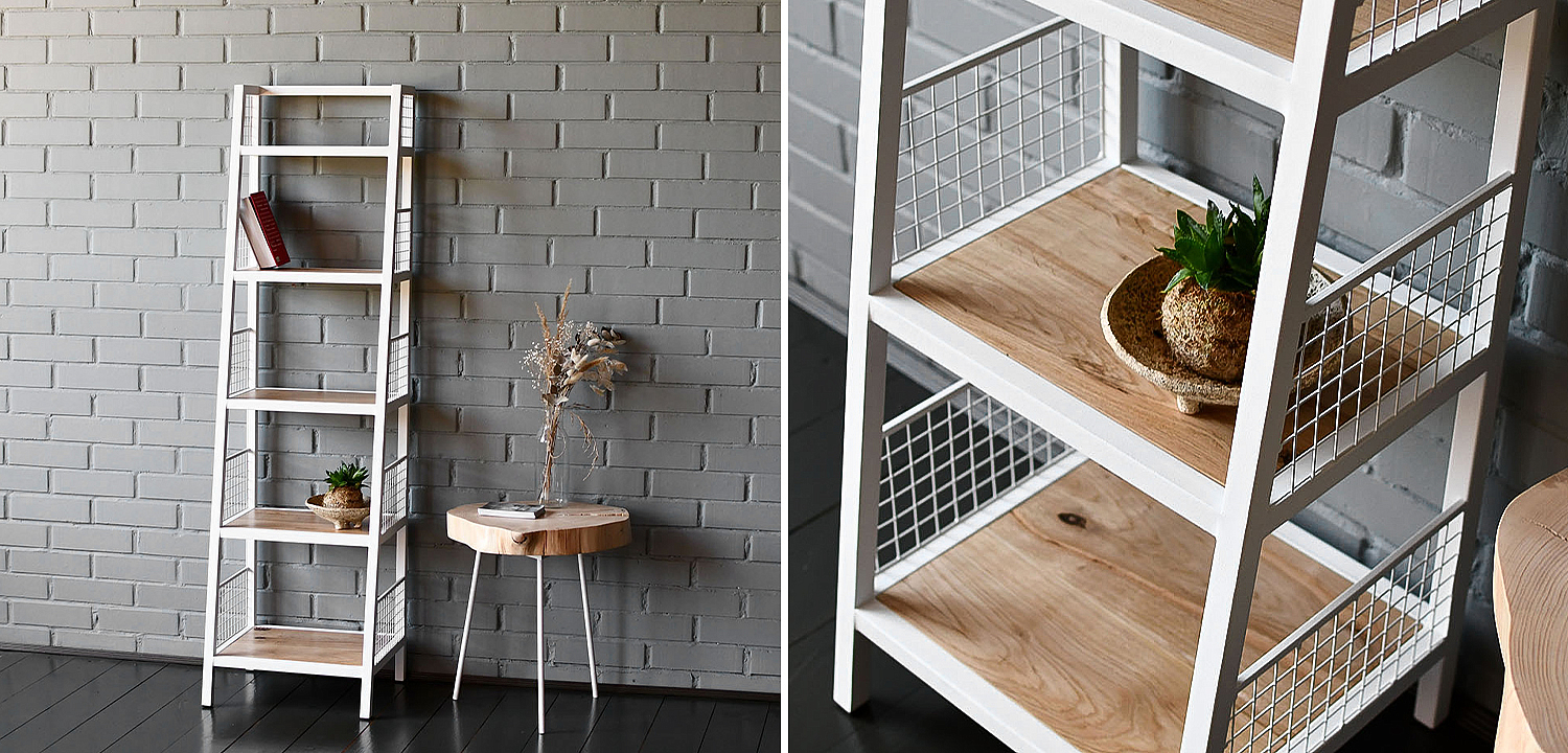 Стеллаж Kiyan Industrial Metal Rust Rack Стеллаж Kiyan Industrial Metal Rust Rack - Loft-Concept в Рязани