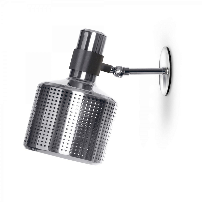 Бра Bert Frank Riddle Single Wall Light Grey Серебряный Черный Бра Bert Frank Riddle Single Wall Light Grey Серебряный Черный в Рязани | Loft Concept