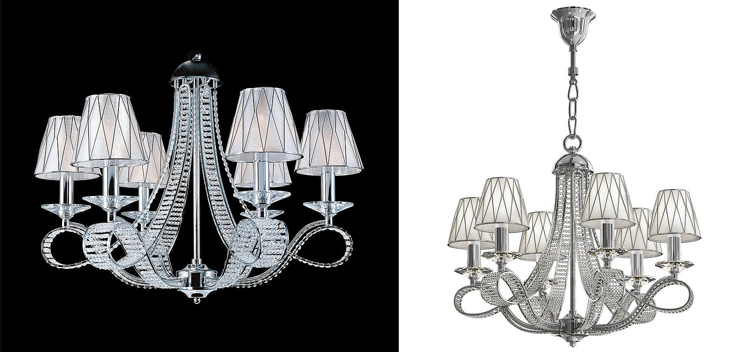 Люстра Franseza Chandelier chrome 67 Люстра Franseza Chandelier chrome 67 - Loft-Concept в Рязани