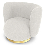 Кресло с обивкой букле Ambrose Boucle Armchair варинант исполнения - 7 | Loft Concept в Рязани