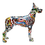 Статуэтка Graffiti Great Dane Поп-Арт варинант исполнения - 2 | Loft Concept в Рязани