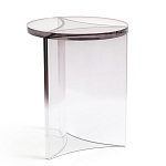 Стол журнальный круглый Acrylic Аether Smoke варинант исполнения - 1 | Loft Concept в Рязани
