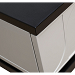 Тумбочка прикроватная с ящиком черно-серого цвета Noble Nightstand варинант исполнения - 5 | Loft Concept в Рязани