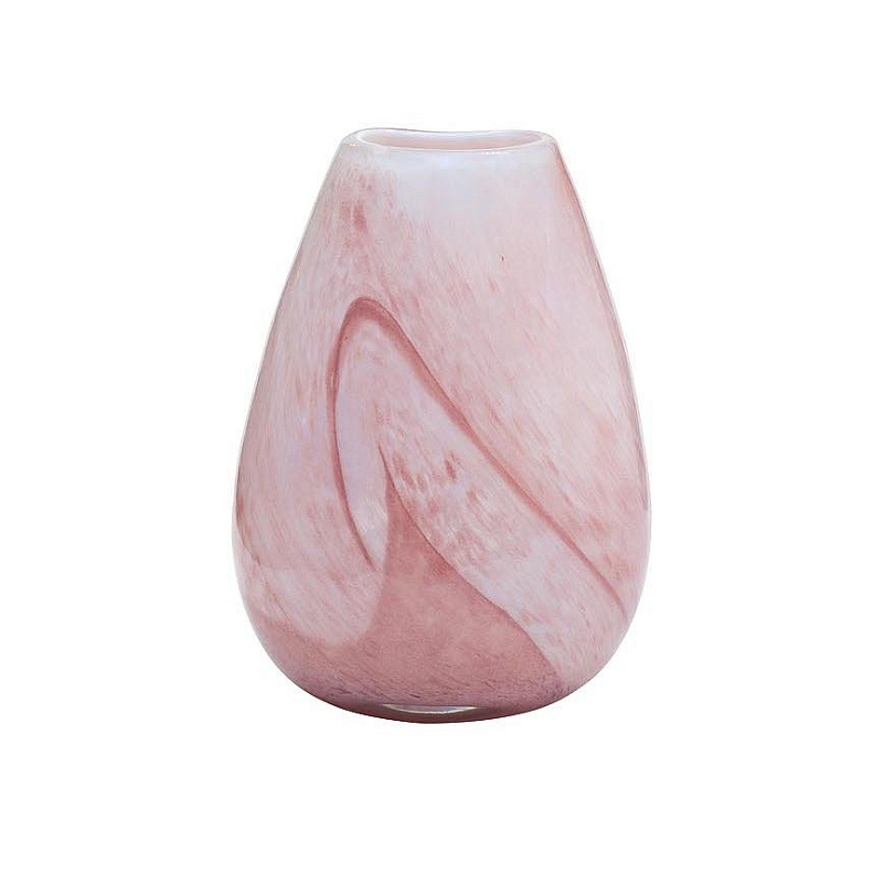 Ваза Pink Milk Mini Белый Розовый пастельный Ваза Pink Milk Mini Белый Розовый пастельный в Рязани | Loft Concept