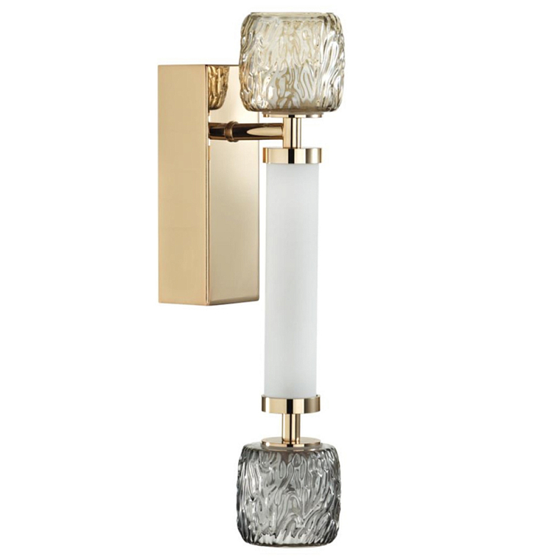Светодиодное бра Rovelly Gold 35 см Белый Золотой Коньяк Светодиодное бра Rovelly Gold 35 см Белый Золотой Коньяк в Рязани | Loft Concept